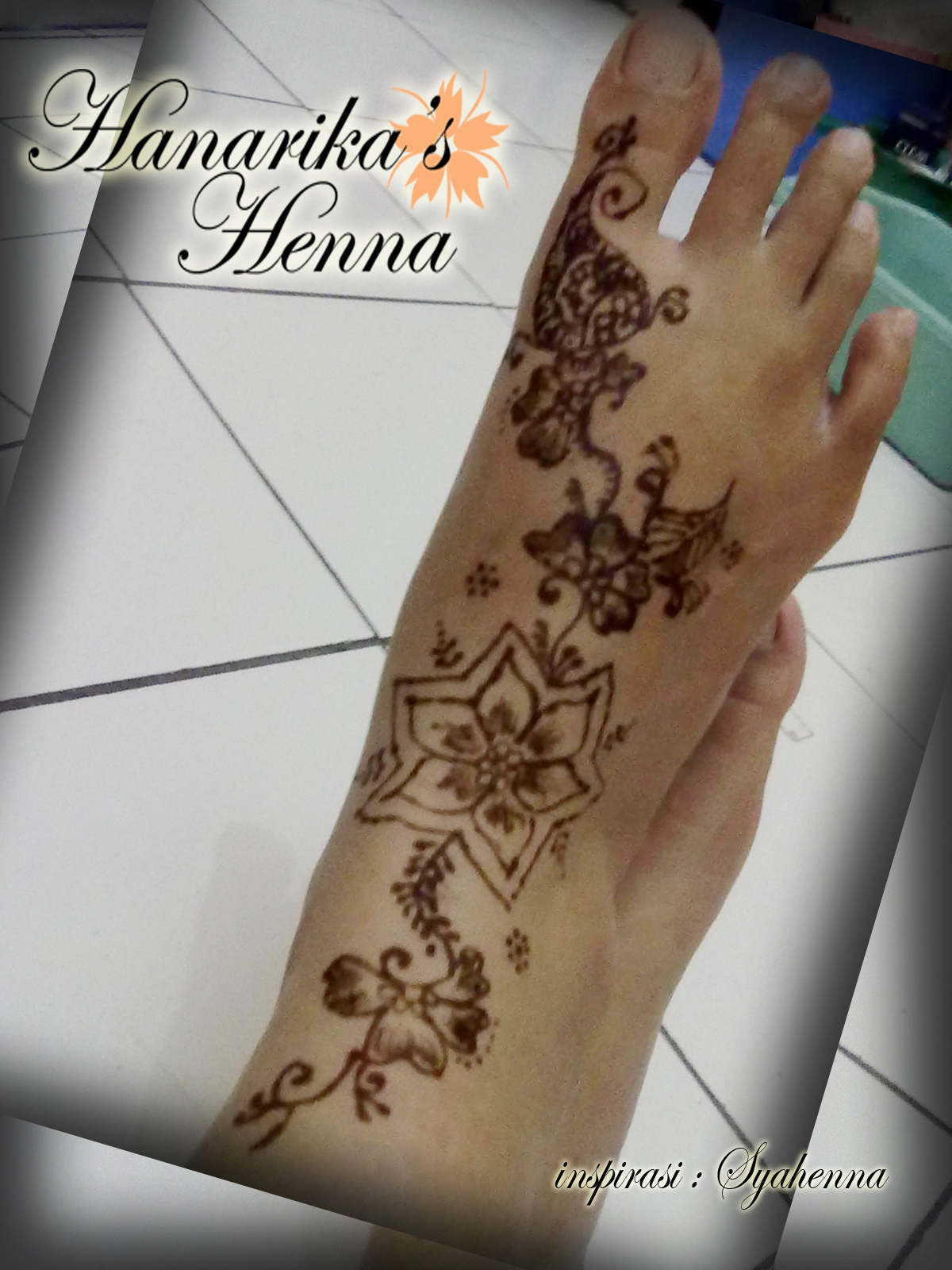 Henna Di Kaki T T Hanarikas Blog